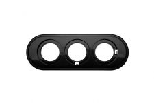 Рамка 3-м ретро пластик. черн. Bironi BF1-630-23