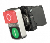 Кнопка двойная "ПУСК-СТОП" без подсветки IP65 Кнопка двойная "ПУСК-СТОП" без подсветки IP65