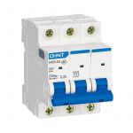 Выключатель автоматический модульный 3п C 1А 4.5кА NXB-63S (R) CHINT 296821 Выключатель автоматический модульный 3п C 1А 4.5кА NXB-63S (R) CHINT 296821