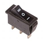 Выключатель клавишн. 250В 10А (3с) "ON-OFF-ON" черн. с нейтралью (RWB-411; SC-791) Rexant 36-2220 Выключатель клавишн. 250В 10А (3с) "ON-OFF-ON" черн. с нейтралью (RWB-411; SC-791) Rexant 36-2220
