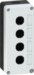Корпус кнопочного поста пластиковый серый на 4 места PW-4 Корпус кнопочного поста пластиковый серый на 4 места PW-4