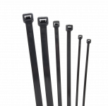 Стяжка кабельная (хомут) нейлон размер 3х60мм, цвет черный (1 пакет/100 шт.) Стяжка кабельная (хомут) нейлон размер 3х60мм, цвет черный (1 пакет/100 шт.)