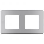 Рамка 2-м Inspiria алюм. Leg 673942