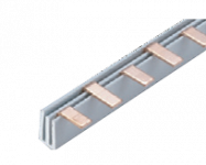 Соединительная шина двухполюсная штыревая (PIN) до 63А 6х1,8мм (10 кв. мм) длина 1метр Соединительная шина двухполюсная штыревая (PIN) до 63А 6х1,8мм (10 кв. мм) длина 1метр