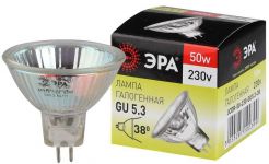 Лампа галогенная GU5.3-JCDR (MR16) -50W-230V-Cl ЭРА C0027365 Лампа галогенная GU5.3-JCDR (MR16) -50W-230V-Cl ЭРА C0027365