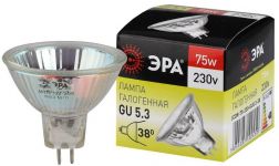 Лампа галогенная GU5.3-JCDR (MR16) -75W-230V-Cl ЭРА C0027366 Лампа галогенная GU5.3-JCDR (MR16) -75W-230V-Cl ЭРА C0027366